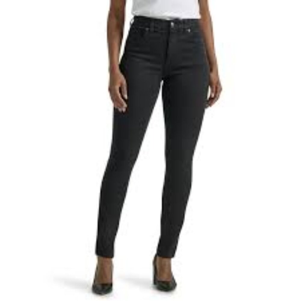 Lee Womens Ultra Lux Mid-Rise Skinny Leg Jeans New With Tags Size 8 Medium
